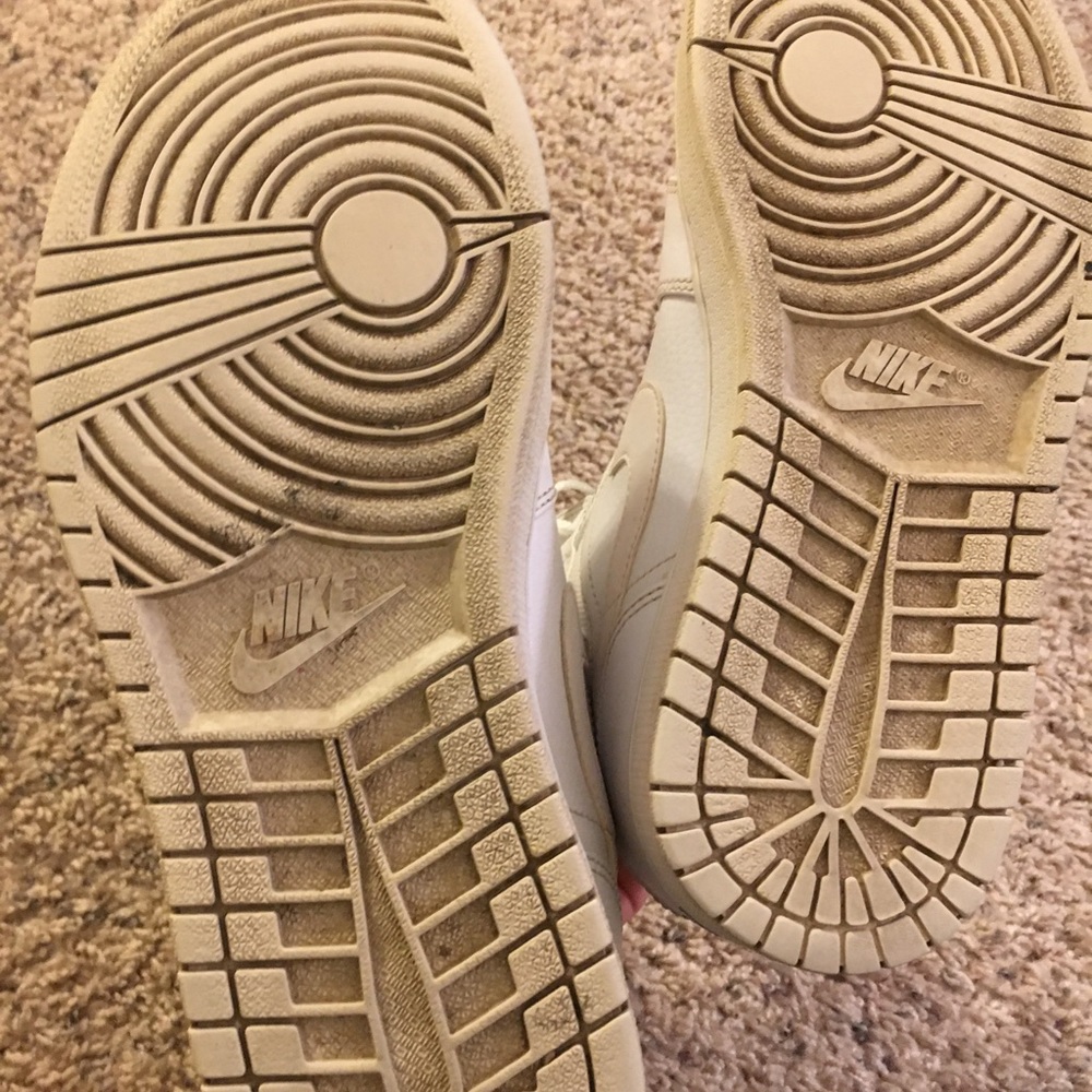 White Nike Air Jordan’s | Men’s size 10 - Picture 4 of 5